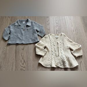Toddler Girl Knit Cardigans - Bundle of 2